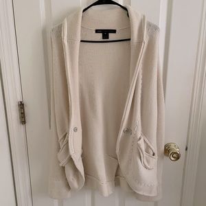 Marc By Marc Jacobs Off White Blazer Style Sweater Jacket